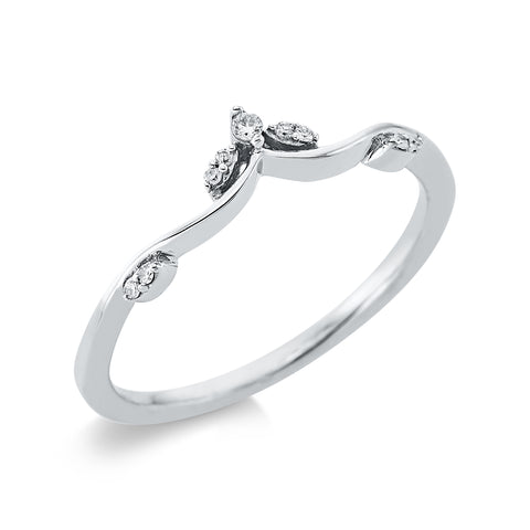 Ring 18Kt Weißg. & Diamant