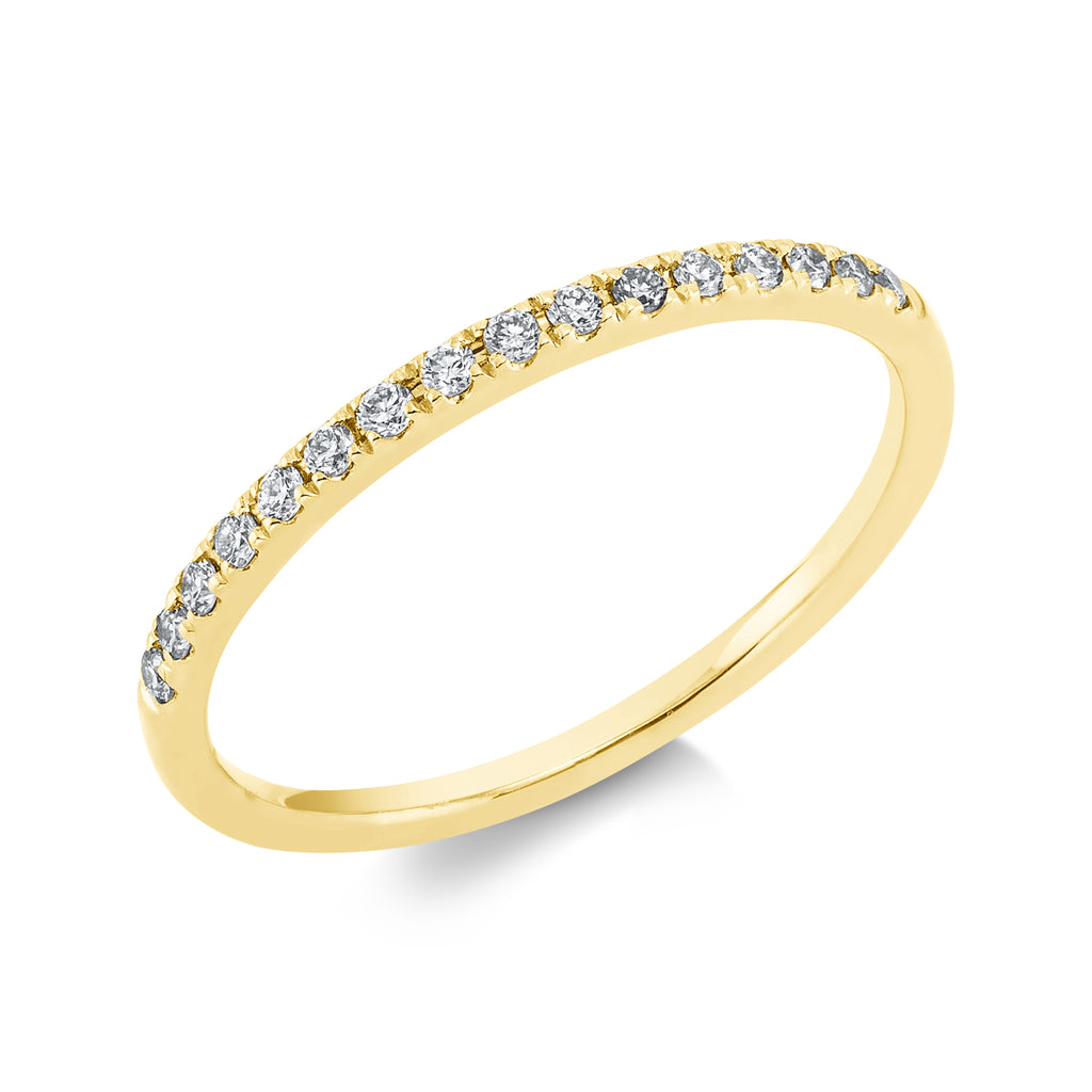 Ring 18Kt Gelbg. & Diamanten