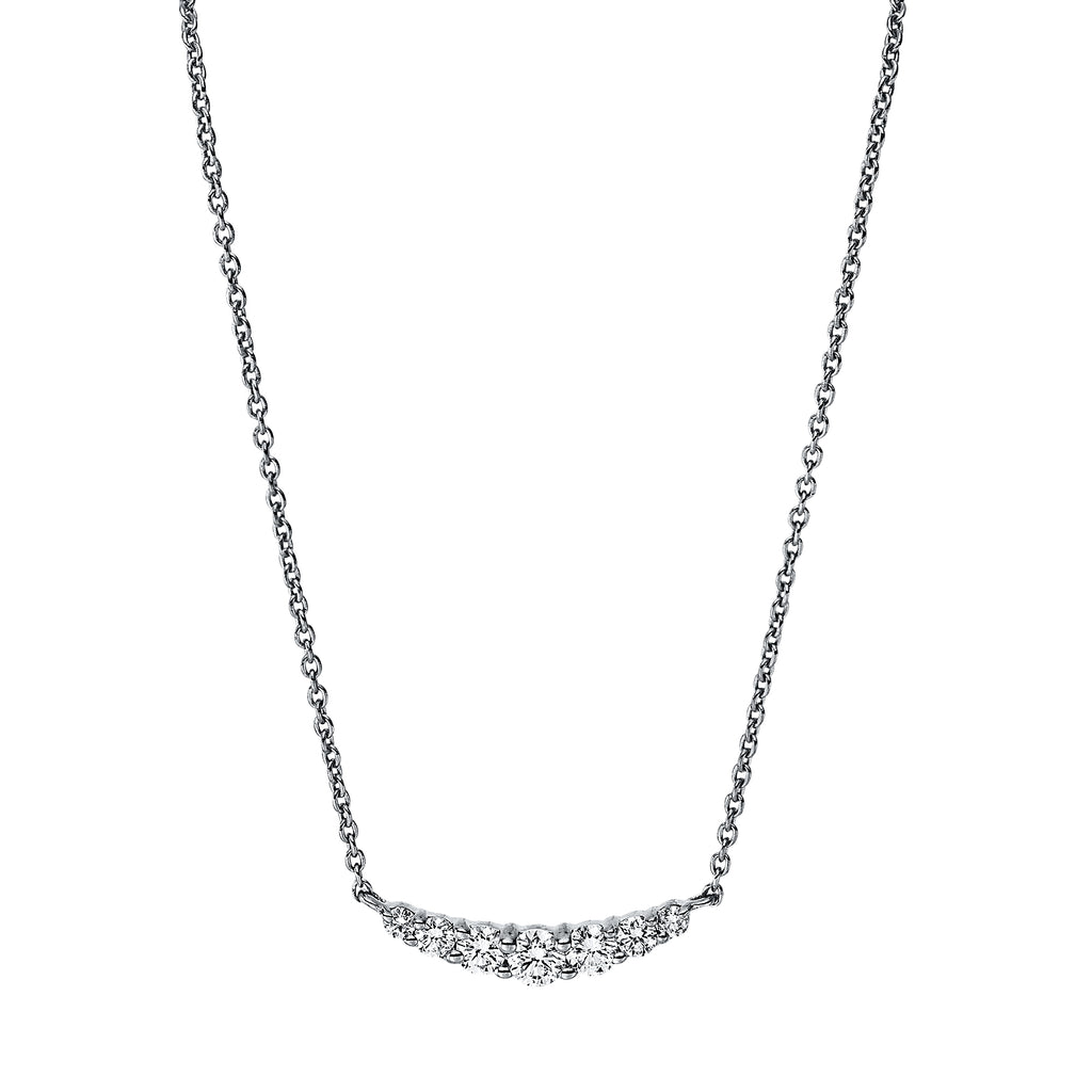 Collier 18Kt Weißg. & Zirkonia