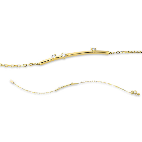 Armband 18Kt Gelbg. & Diamanten