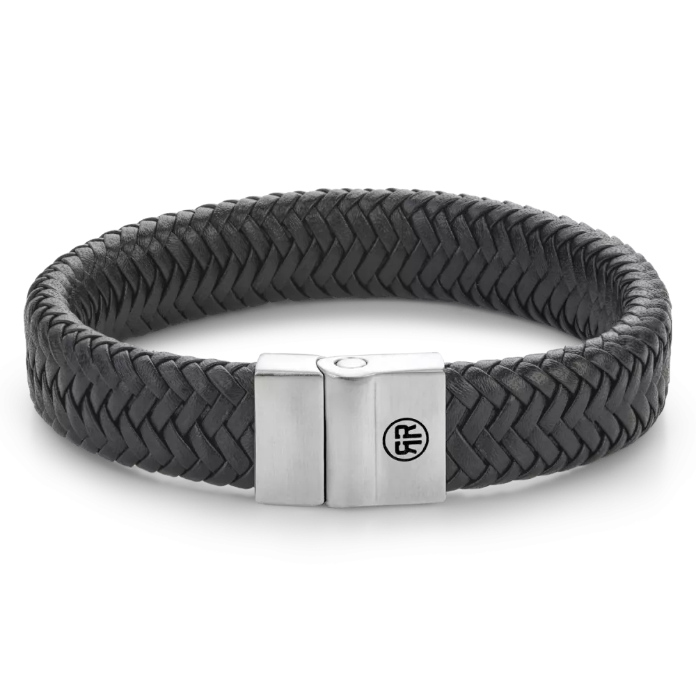 Rebel & Rose - Full Metal Herringbone Brown Black