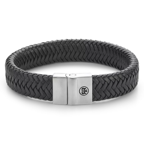 Rebel & Rose - Full Metal Herringbone Brown Black